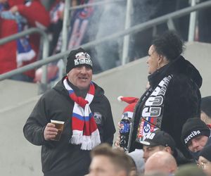 Kibice na meczu Górnik Zabrze - Lech Poznań