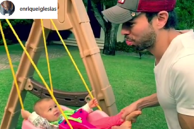 Enrique Iglesias z dziećmi Instagram