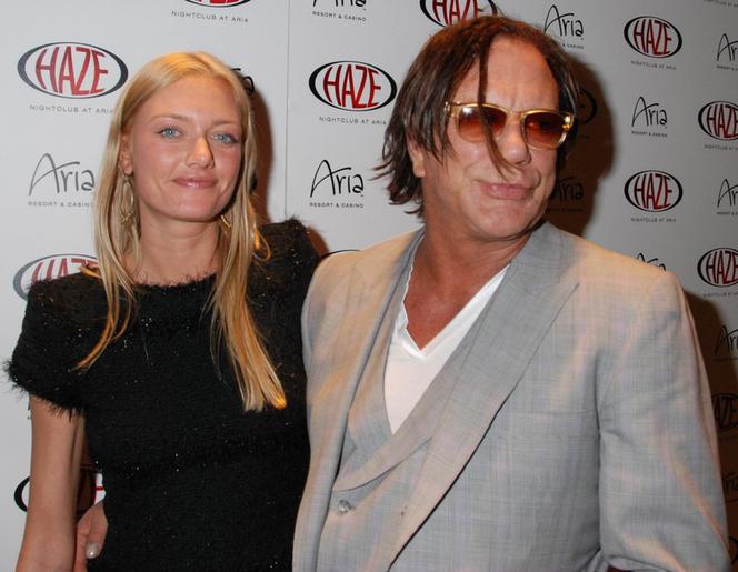 Mickey Rourke i Anastazja Makarenko