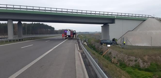 Tragiczny wypadek na S5 pod Lesznem - nie żyje kierowca