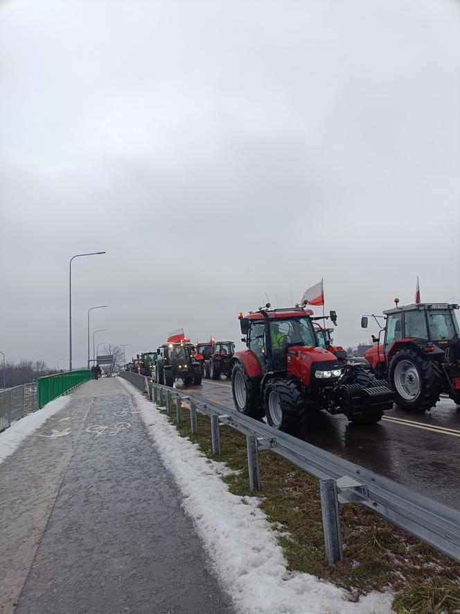 Protest rolników w Modliborzycach