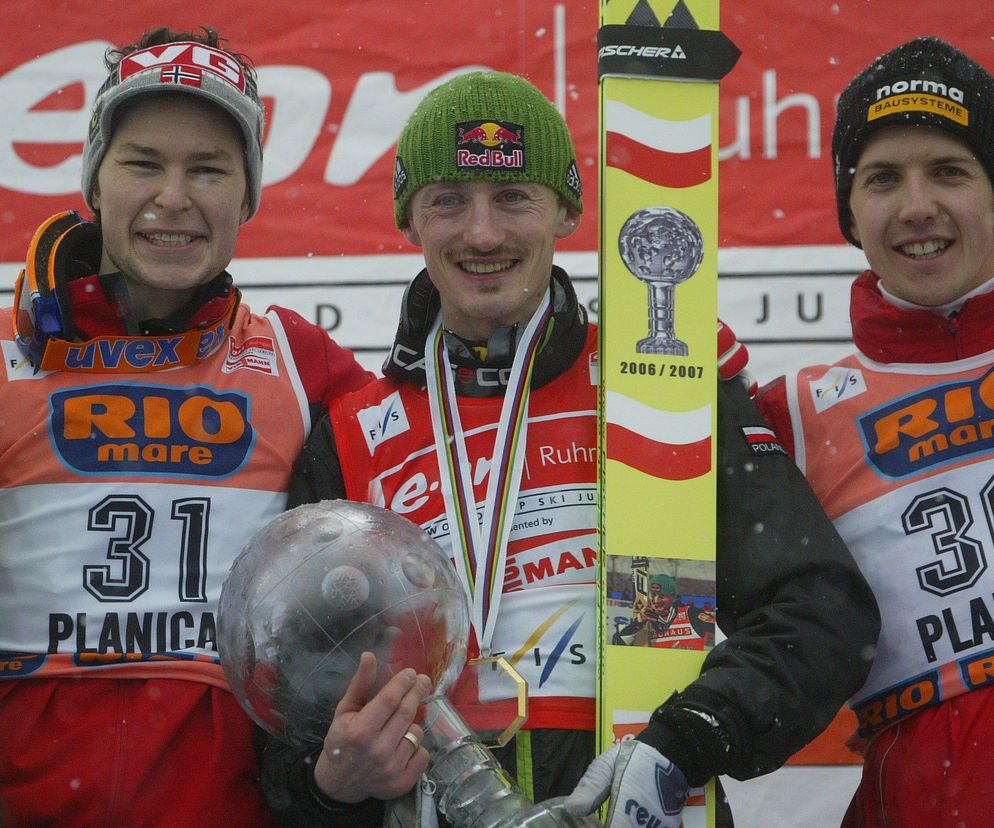 Anders Jacobsen, Adam Małysz, Simon Ammann