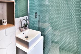 Mozaika w nowoczesnej łazience