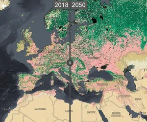 Tak będzie wyglądać Polska i Europa w 2050 roku. Mapa zdradza, co nas czeka!