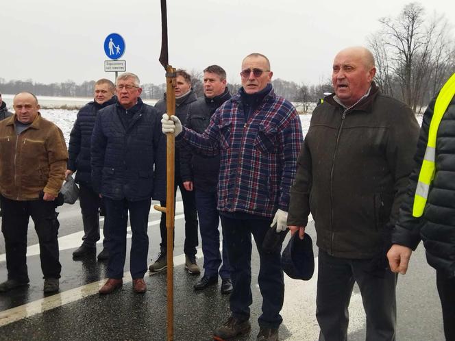 Protest rolników w naszym regionie 