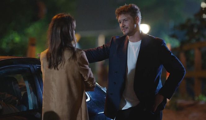 M jak miłość odc. 1887. Martyna (Magdalena Turczeniewicz), Marcin (Mikołaj Roznerski)