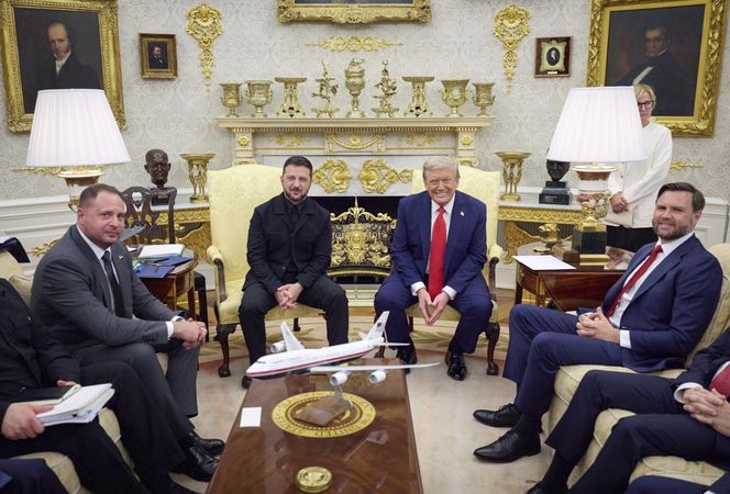 Spotkanie Zełeński - Trump w Białym Domu z udziałem europejskich liderów
