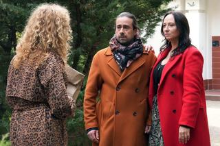 Barwy szczęścia odc. 2990: Żabcia (Hanna Klepacka), Vincenzo (Alessadro Curti), Bianca (Monika Mariotti) 