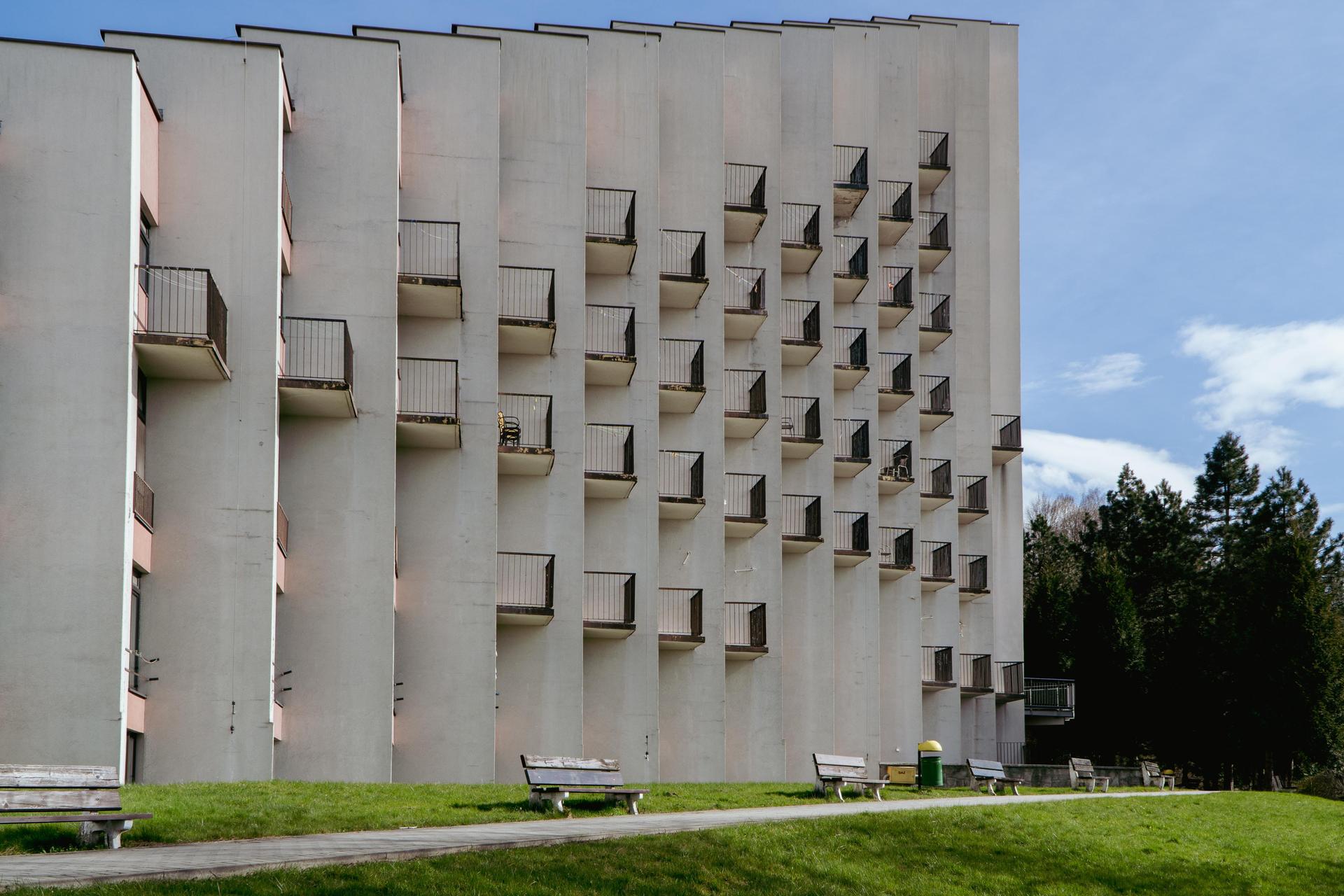 Piramida Kos w Ustroniu w remoncie - zdjęcia. Jak Sanatorium wyglądało przed remontem?