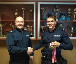 Mysłowicki policjant został czterokrotnym mistrzem Polski w pływaniu 