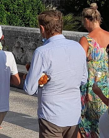 Donald Tusk w Chorwacji: Z misiem poszedł na lody
