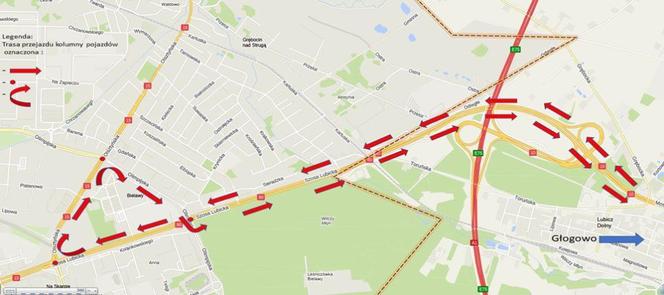Protest rolników w Toruniu i okolicach. Mapy ze szczegółami