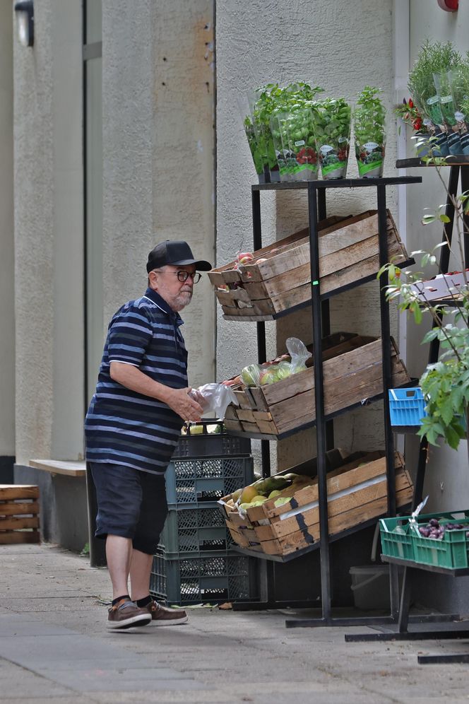 Edward Miszczak i Anna Cieślak na bazarku