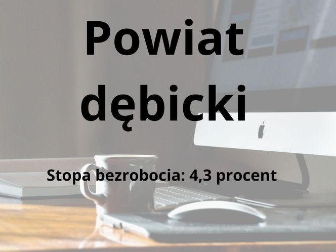 W tych powiatach na Podkarpaciu bezrobocie jest najniższe 