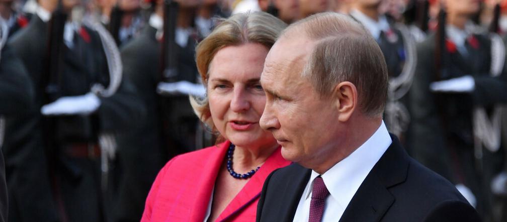 Vladimir Putin i Karin Kneissl 