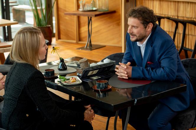 Barwy szczęścia, odc. 2584: Jowita (Magdalena Żak), Rafał (Wojciech Solarz)