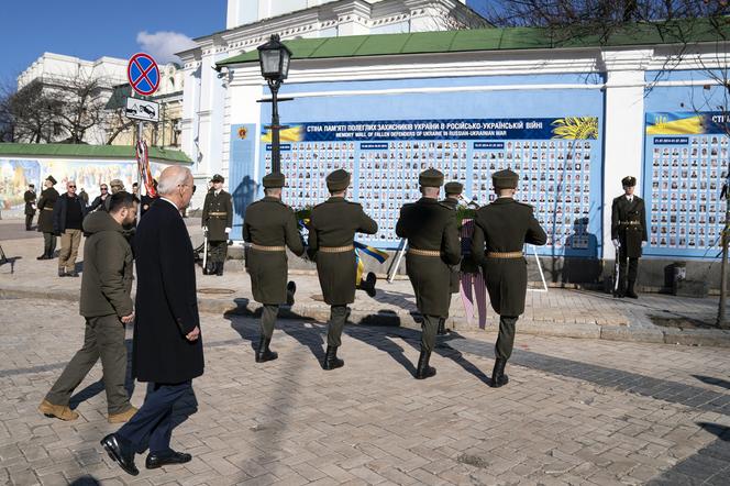 Prezydent Joe Biden w Kijowie