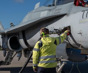 Kanadyjskie CF-18 i CC-130 w Krajach Bałtyckich