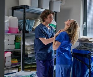 Na Wspólnej odc. 4098. Dex (Jan Jakubik), Lidia Górska (Anna Kraszewska)