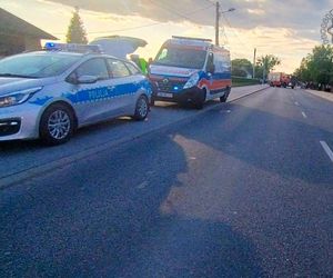 Wypadek na ul. Jastrzębskiej w Wodzisławiu Śląskim