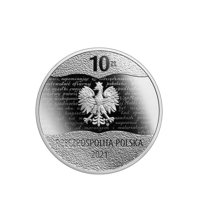 Moneta na 100. rocznicę konstytucji marcowej 