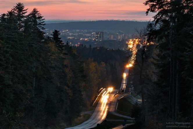 Tatry widziane z drogi Zagnańsk - Kielce