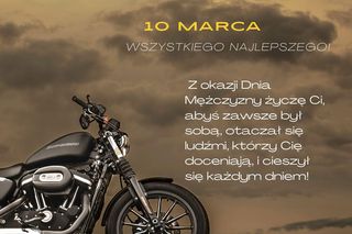 Dzień Mężczyzny 10 marca kartka z życzeniami