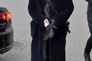 Monika Olejnik w glanach na pogrzebie zamordowaniego dziennikarza
