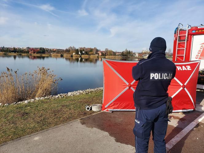 Ciało 41-latka w zalewie miejskim. Przyjechał do pracy z Krosna