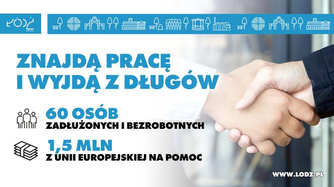  W Łodzi rusza wart 1,5 miliona złotych projekt dla osób bezrobotnych i zadłużonych!