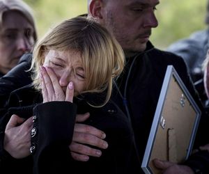 Pogrzeby ofiar ataku na Krzywy Róg