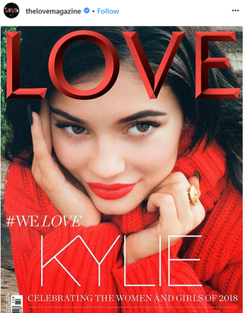 Kylie Jenner w Love Magazine