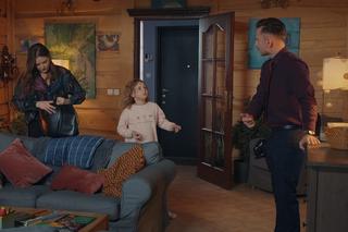 M jak miłość odc. 1718. Anita (Melania Grzesiewicz), Kamil (Marcin Bosak), Pola (Hania Nowosielska)