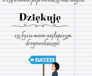 Podziękowanie dla nauczyciela do druku
