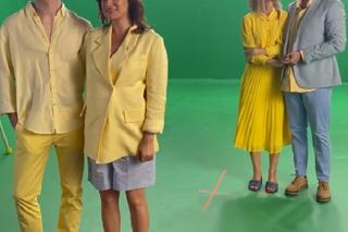 Nowa czołówka Barw szczęścia 2023. Natalia (Maria Dejmek), Herman (Maciej Raniszewski), Malwina (Joanna Gleń), Cezary (Marcel Opaliński)