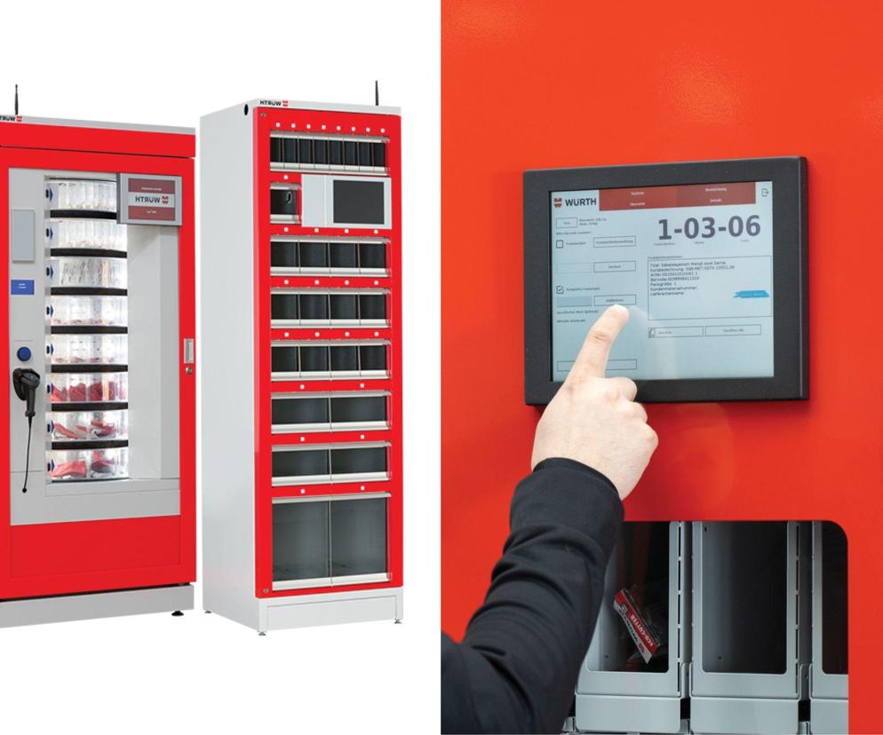 Automaty vendingowe (wydające) w halach przemysłowych