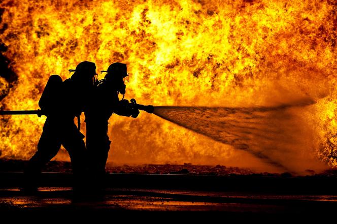 [AKTUALIZACJA] OGROMNY pożar w Toruniu! Z ogniem walczyło kilkanaście zastępów straży