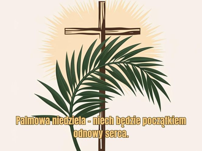religijne kartki na Niedzielę Palmową