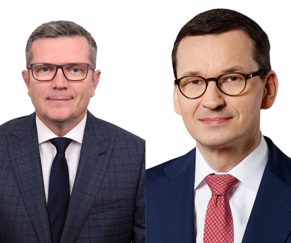 Marcin Bosacki i Mateusz Morawiecki