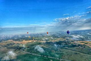 Nieziemskie widoki nad Ełkiem. Zdjęcia z lotu balonem robią wrażenie!