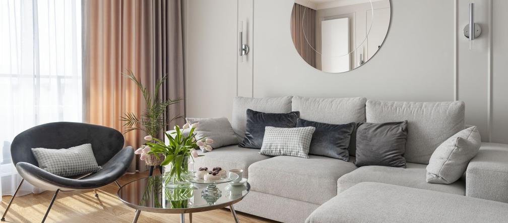  75-metrowe mieszkanie w stylu modern classic
