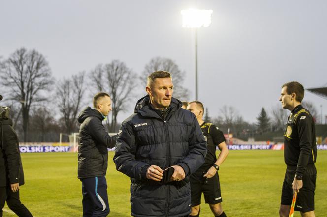 Trener Grzegorz Niciński ma o czym myśleć po rundzie jesiennej
fot. Chrobry Głogów