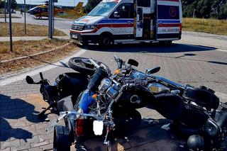 Czołowe zderzenie motocyklistów w Kargowej