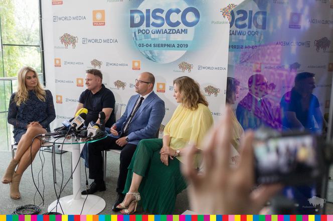 Disco pod Gwiazdami w Białymstoku. Konferencja prasowa