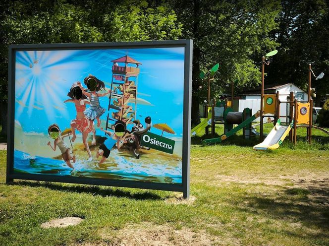 Plaża w Osiecznej przed sezonem letnim 