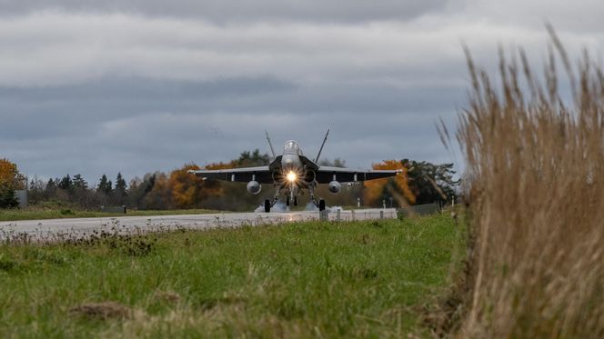 Kanadyjskie CF-18 i CC-130 w Krajach Bałtyckich