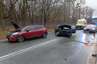 Zderzeniu sześciu samochodów, jedna osoba poszkodowana 
