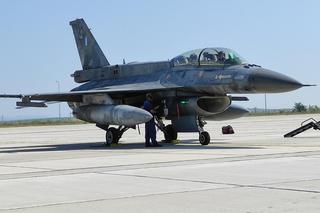 Katastrofa greckiego F-16. Pilot przeżył 