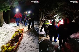 18-latek zgubił się w trakcie śnieżycy pod Klimczokiem. Dramatyczna akcja. Zostało tylko jedno wyjście