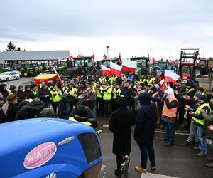 Protest rolników w Medyce